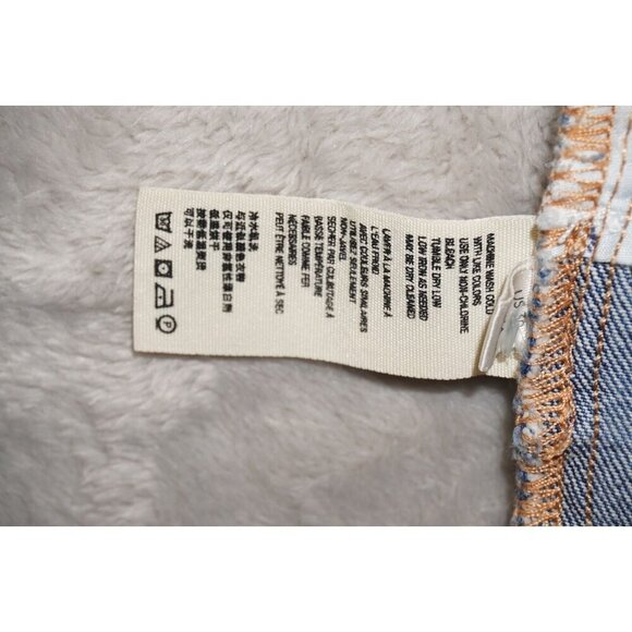 We The Free by Free People High-Rise Denim Mini Skirt – Size 30 - Picture 7 of 11